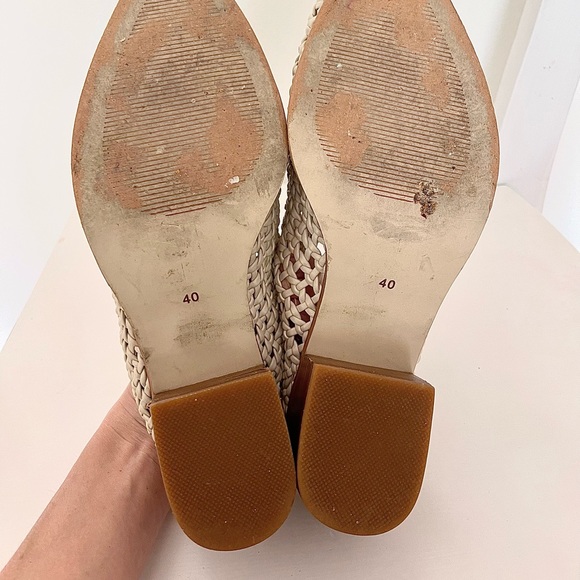 Intentionally Blank Cap Basket Mule in Bone (40 / US 10) - Picture 7 of 11